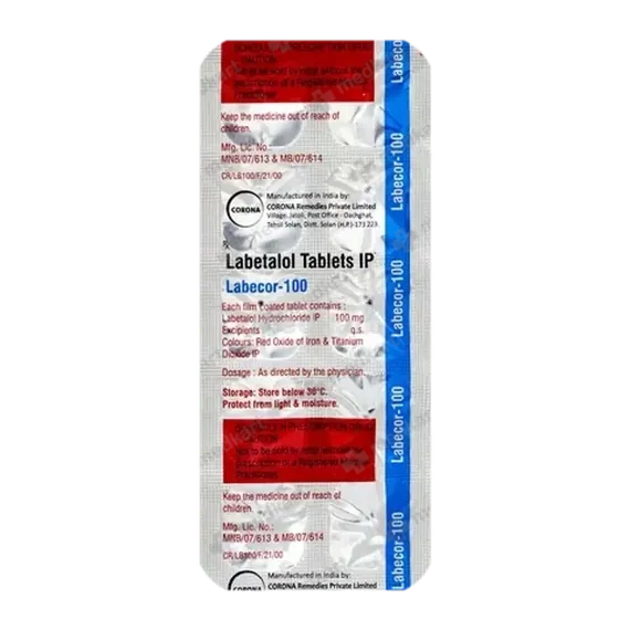 labecor 100mg tablet 10's